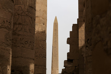 Obelisk in Karnak Temple, Luxor, Egypt