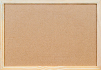 Working place on empty on brown cork board surface blackboard texture for classroom or wallpaper, add text message.