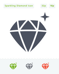 Sparkling Diamond - Sticker Icons