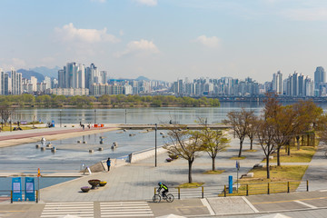 Yeuido park in Seoul