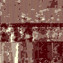 Abstract grunge vector background. Monochrome squared composition of irregular overlapping graphic elements.