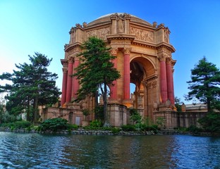 Obraz premium palace of fine arts in san francisco