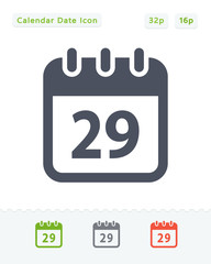 Calendar Date - Sticker icons