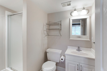 Naklejka na ściany i meble Small Standard American Bathroom
