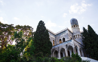 Naklejka premium Abandoned Villa Dream, in the village of Simeiz, Crimea