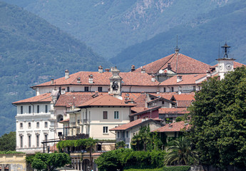 Fototapeta na wymiar noble palaces of the Isola Bella. Lake Maggiore - Italy