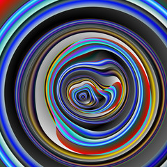 Digital Art, abstract three-dimensional objects with soft lighting, Germany