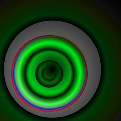 Digital Art, abstract three-dimensional objects with soft lighting, Germany