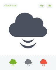 Cloud Transmission - Sticker icons