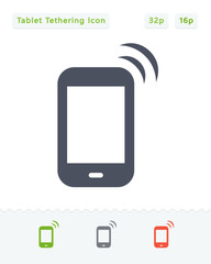 Tablet Tethering - Sticker icons