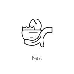 nest icon vector symbol sign