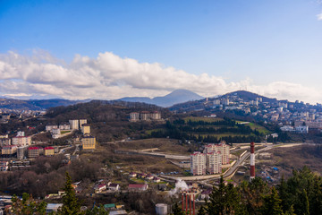 Panorama of the city of Sochi. Russia