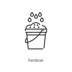 fertilizer icon vector symbol sign