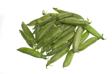 peas isolated on white background