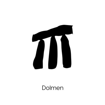 dolmen icon. dolmen vector symbol. Linear style sign for mobile concept and web design. dolmen symbol illustration. Pixel vector graphics - Vector	