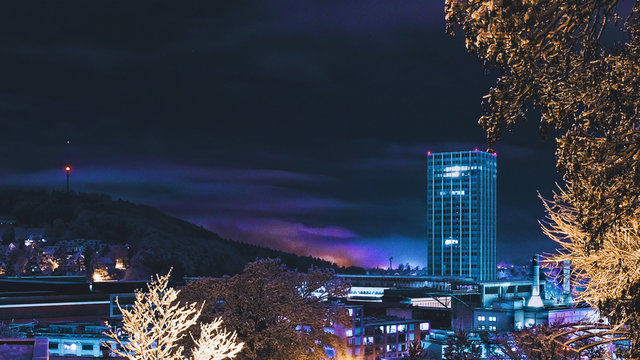 Winterthur Skyline Winter