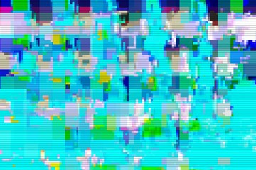 Digital noise background glitch screen, interference.