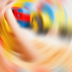 Obraz premium color background abstract radial gradient. backdrop.