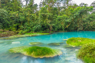 Fototapeta premium Rio Celeste River Costa Rica