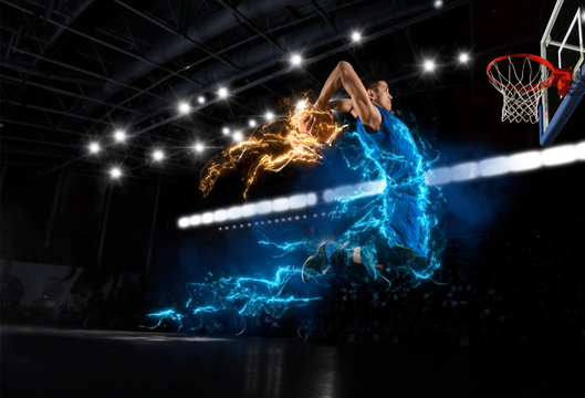 Man basketball player