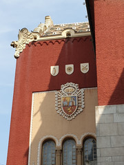 Detail des Rathauses in Subotica - Vojvodina - Serbien - obrazy, fototapety, plakaty
