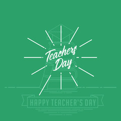 Vector Design for Happy Teachers Day