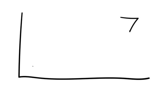 A simple hand-drawn graph of growth on the alpha channel.