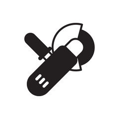 angle grinder machine vector icon