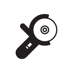 angle grinder machine vector icon