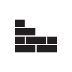 brick wall vector icon