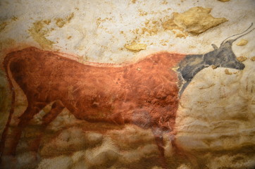 VACHE GROTTE DE LASCAUX II PÉRIGORD NOIR DORDOGNE FRANCE 