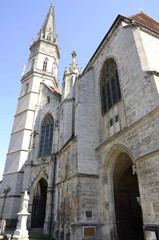 Gothic church in Steyr, Upper Austria