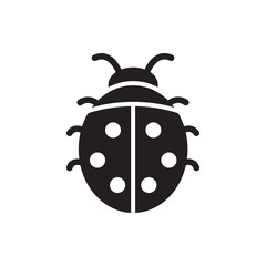 lady bug vector icon
