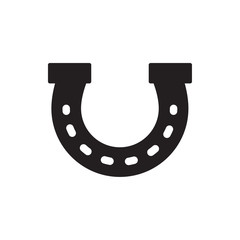 horseshoe vector icon
