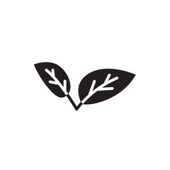Fototapeta premium leaf vector icon
