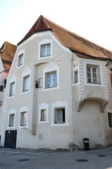 Sgraffito house in Steyr, Upper Austria