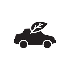 eco car vector icon