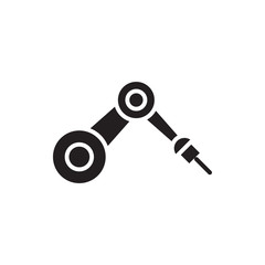 manufacture robot vector icon