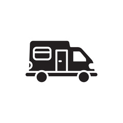 camper vector icon