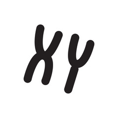 chromosome vector icon