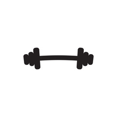 barbell vector icon