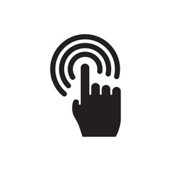 hand cursor vector icon