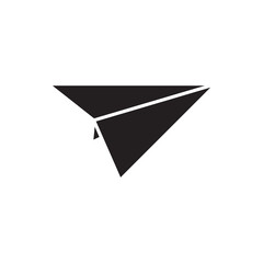 paper plane vector icon