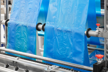 labels manufacturing on flexo printing machine