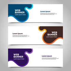 abstract vector banners.modern template design for web