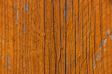 Orange stained wood grain texture