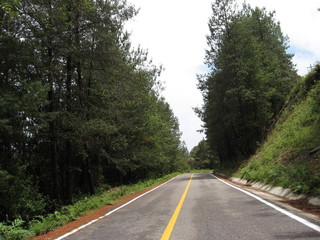 Carretera sierra de Oaxaca