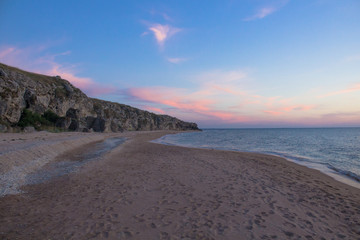 beach at sunset