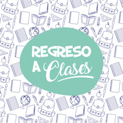 regreso a clases poster