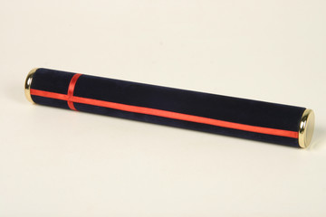 Velvet coated cylindrical box for putting things like diploma, certificate, thank you certificate,...